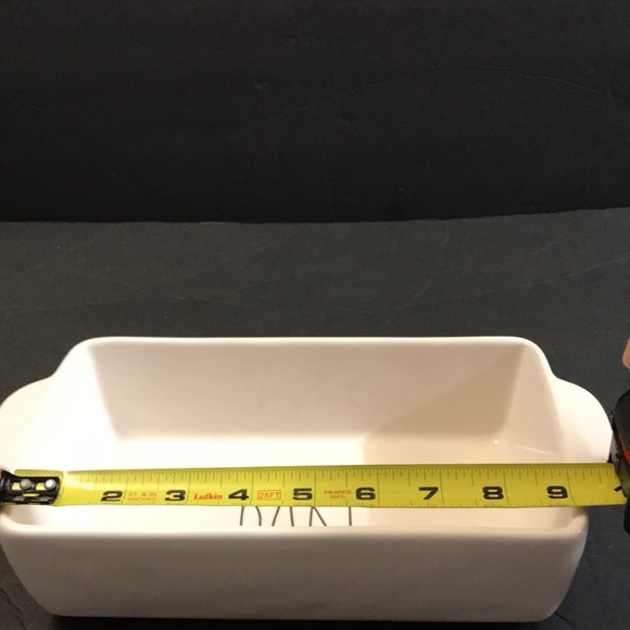 Rae Dunn “BAKE” Baking Dish Pan 9"x5" Rectangle - Picture 4 of 5